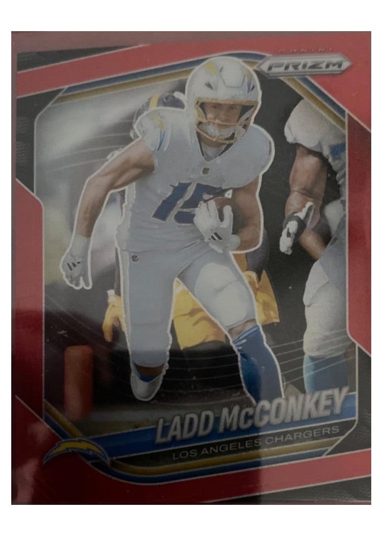 2025 Panini Prizm Base Set Ladd McConkey #18 card