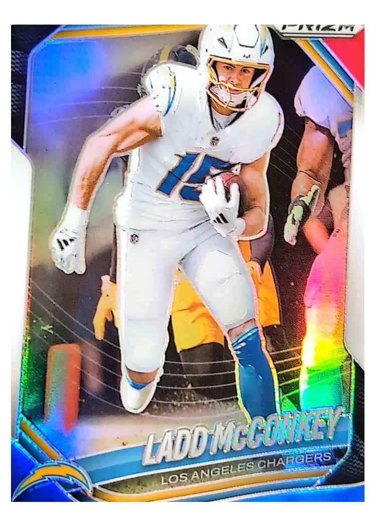 2025 Panini Prizm Base Set Ladd McConkey #18 card