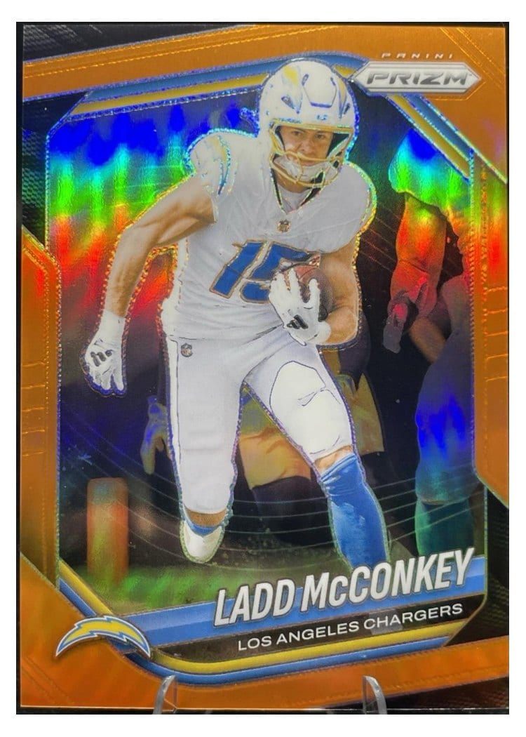 2025 Panini Prizm Base Set Ladd McConkey #18 card