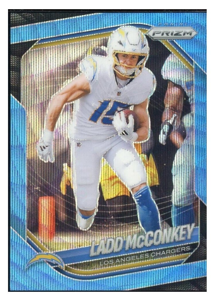 2025 Panini Prizm Base Set Ladd McConkey #18 card