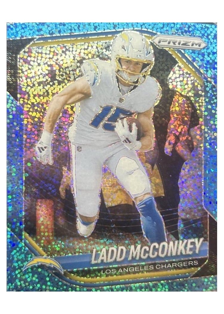 2025 Panini Prizm Base Set Ladd McConkey #18 card
