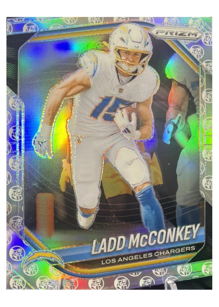 2025 Panini Prizm Base Set Ladd McConkey #18 card