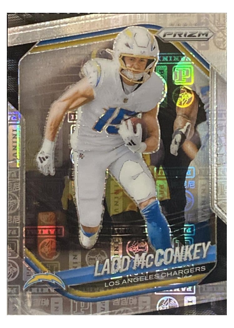 2025 Panini Prizm Base Set Ladd McConkey #18 card