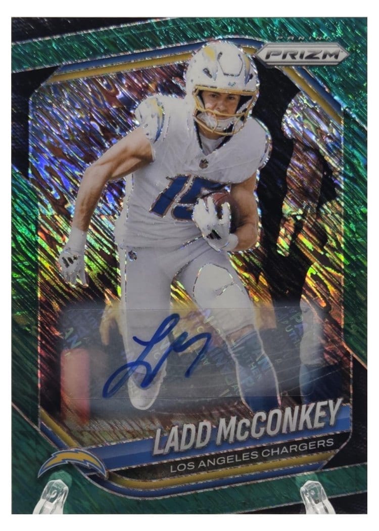 2025 Panini Prizm Base Set Ladd McConkey #18 card