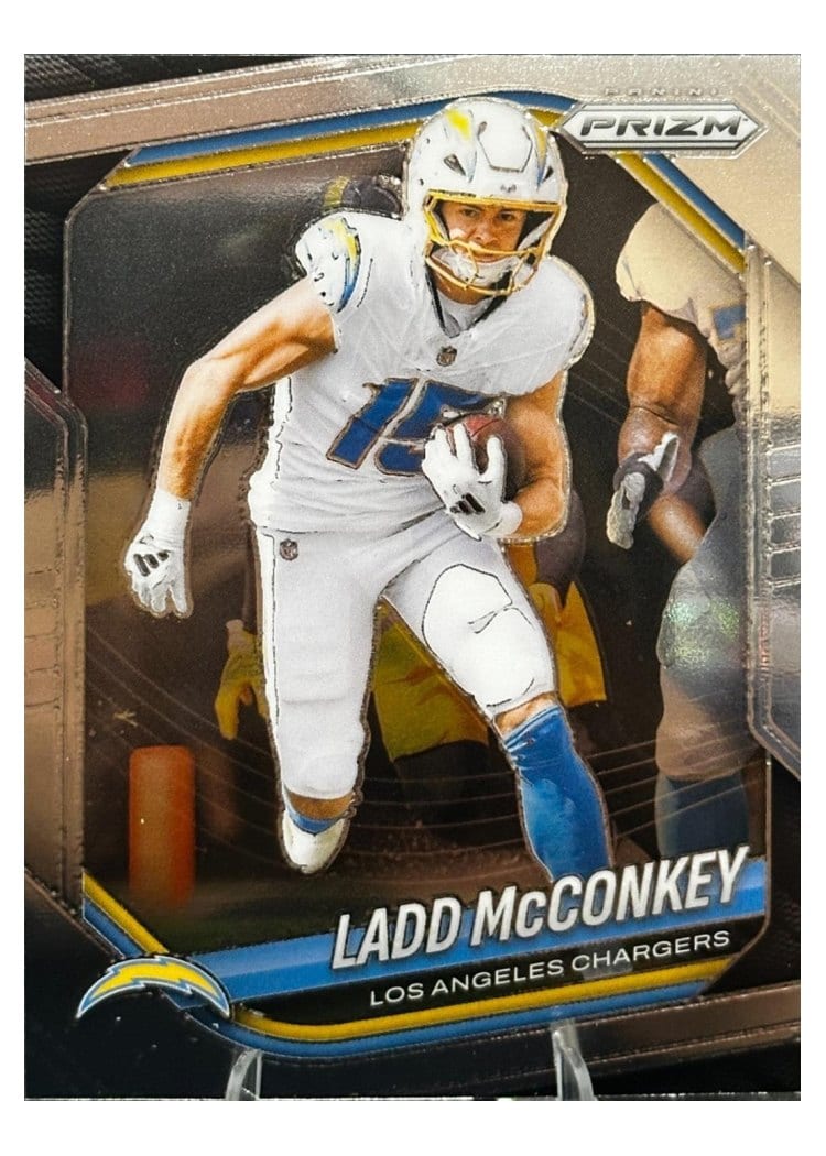 2025 Panini Prizm Base Set Ladd McConkey #18 card