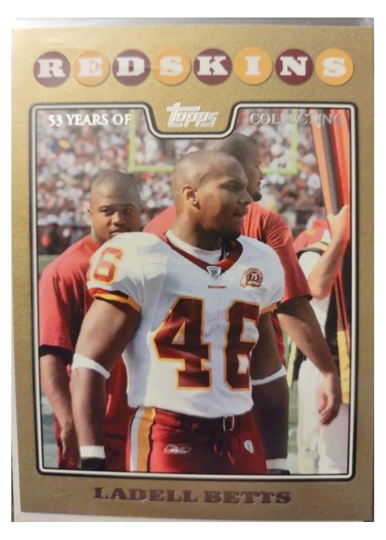2008 Upper Deck Ladell Betts #107 card