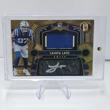 2024 Panini Gold Standard Rookie Jersey Autographs Laiatu Latu #230 card