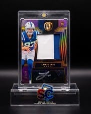 2024 Panini Gold Standard Rookie Jersey Autographs Jumbo Laiatu Latu #246 card
