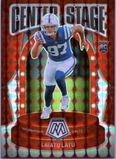 2024 Panini Mosaic Center Stage Mosaic Laiatu Latu #7 card