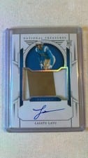 2024 Panini National Treasures Collegiate College Materials Signatures Laiatu Latu #69 card