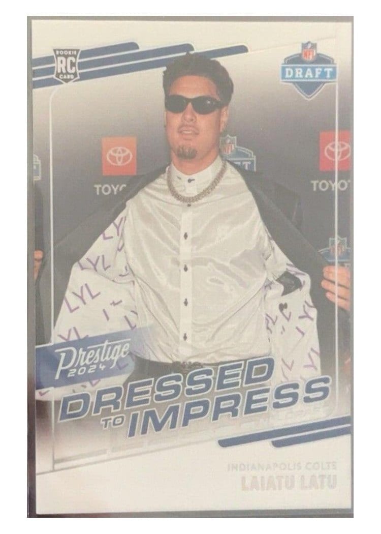2024 Panini Prestige Dress to Impress NFL Draft Laiatu Latu #DTI-LLU card