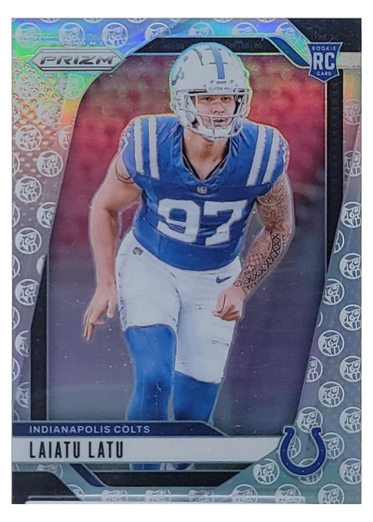 2024 Panini Prizm Base Set Laiatu Latu White Knight #366 card