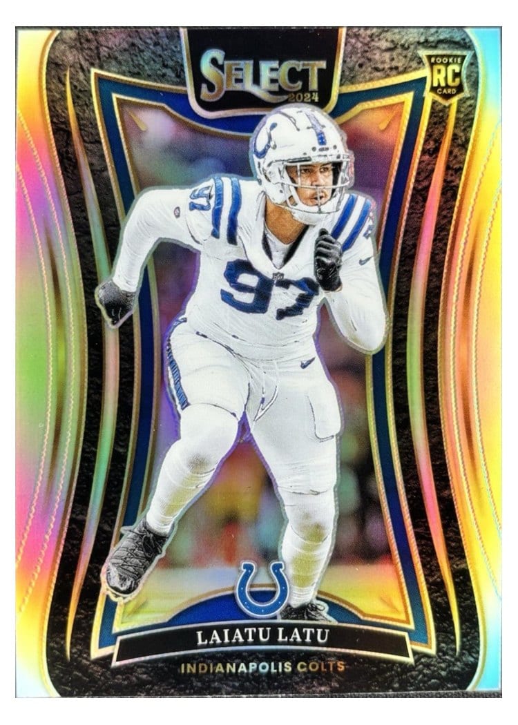 2024 Panini Select Base Set Laiatu Latu Silver Prizm #341 card