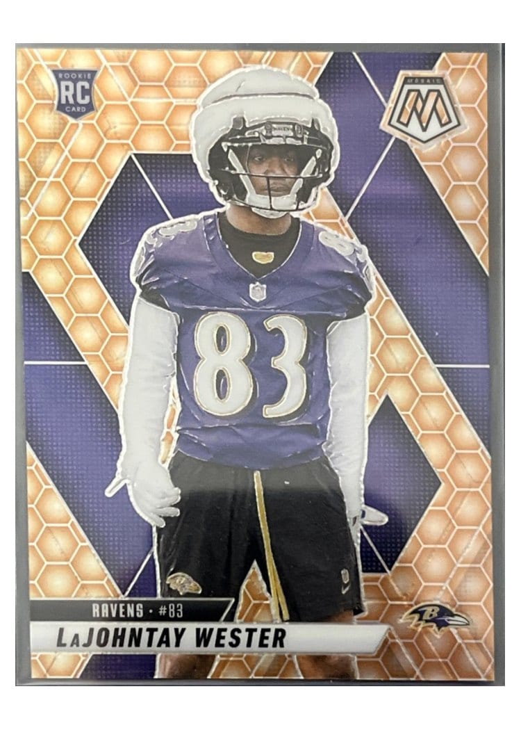 2025 Panini Mosaic Base Set LaJohntay Wester Honeycomb #366 card