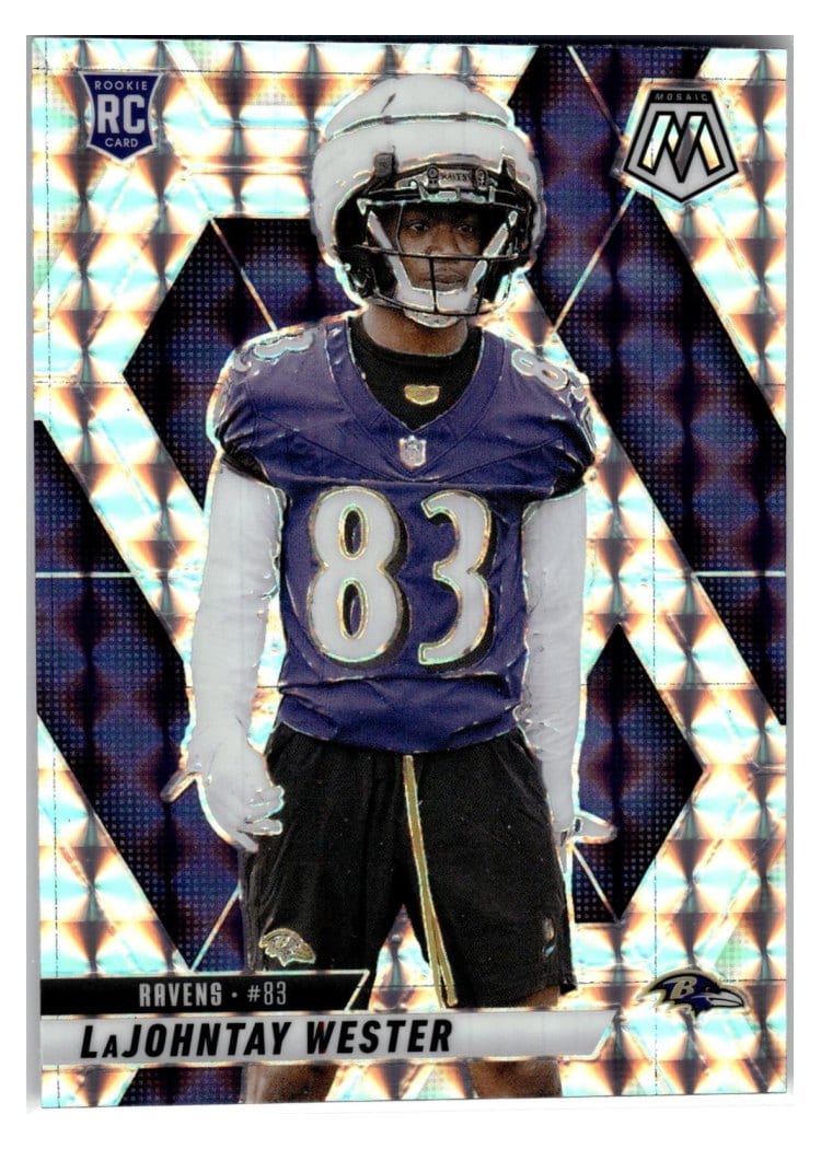 2025 Panini Mosaic Base Set LaJohntay Wester Mosaic #366 card