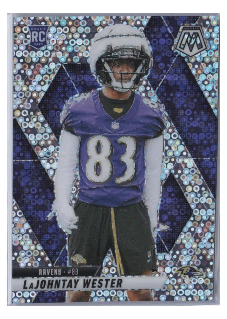 2025 Panini Mosaic Base Set LaJohntay Wester No Huddle Silver #366 card