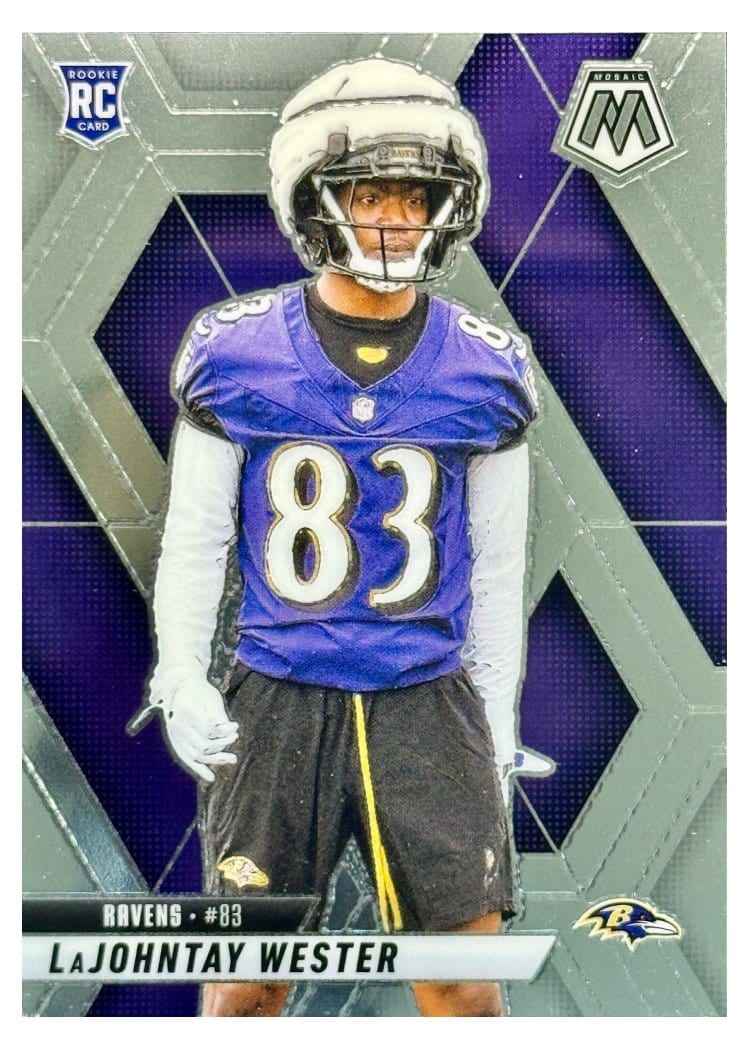 2025 Panini Mosaic Base Set LaJohntay Wester #366 card