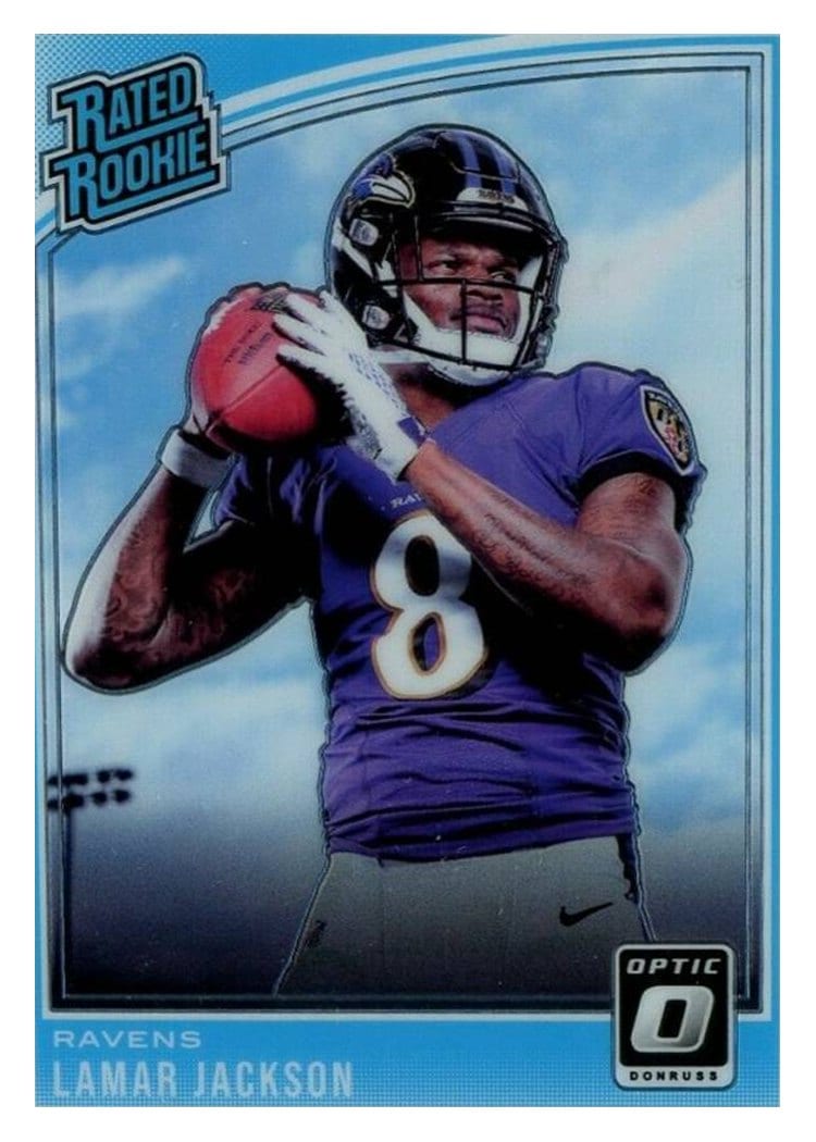 2018 Donruss Optic Lamar Jackson #167 card