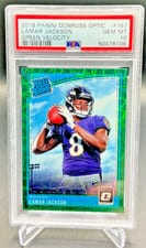 2018 Donruss Optic Lamar Jackson #167 card