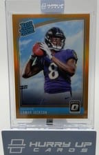 2018 Donruss Optic Lamar Jackson Orange #167 card