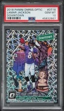 2018 Donruss Optic Downtown Lamar Jackson #DT-16 card