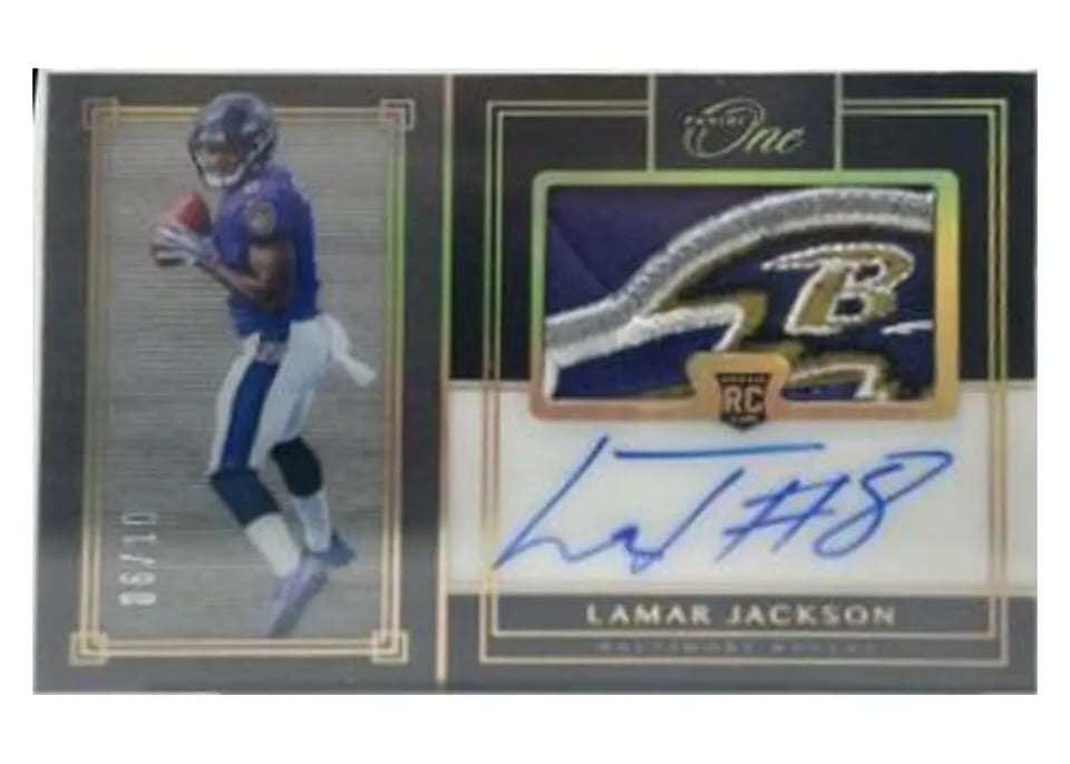 2018 Panini One Lamar Jackson #46 card