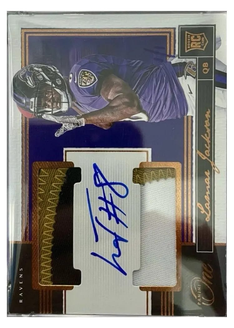 2018 Panini One Lamar Jackson #66 card