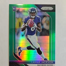 2018 Panini Prizm Lamar Jackson #212 card