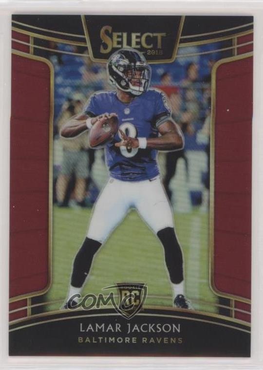 2018 Panini Select Lamar Jackson #70 card