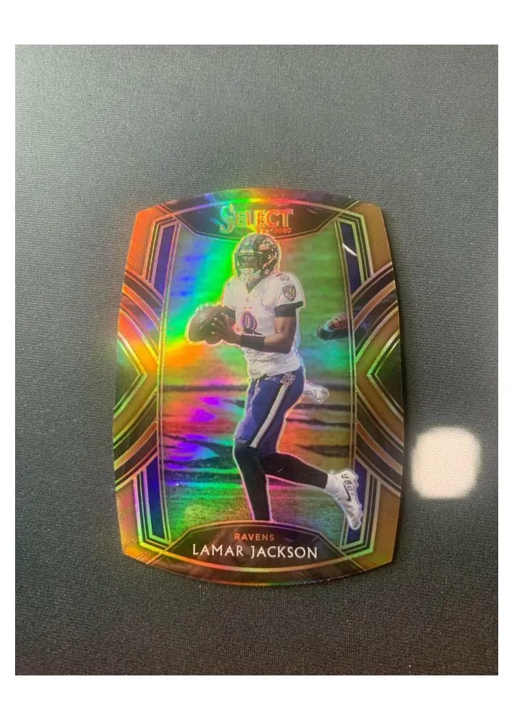 2020 Panini Select Base Set Lamar Jackson #203 card