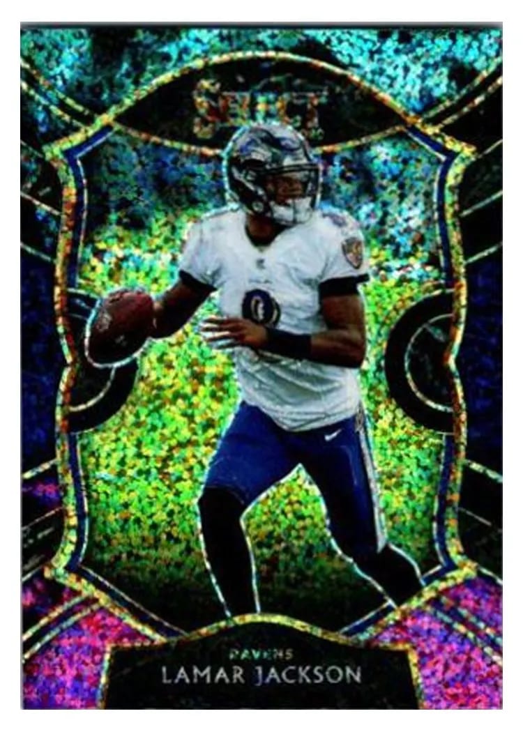 2020 Panini Select Base Set Lamar Jackson #3 card