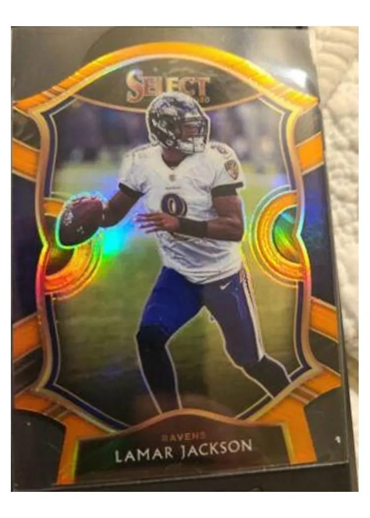 2020 Panini Select Base Set Lamar Jackson #3 card