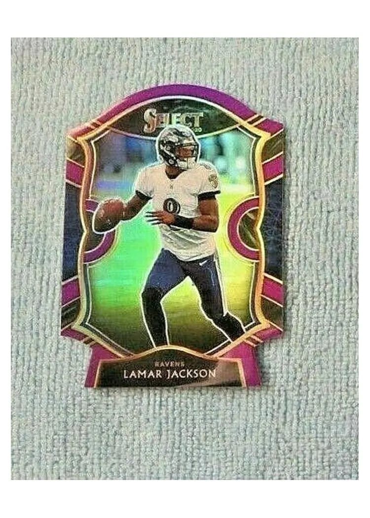 2020 Panini Select Base Set Lamar Jackson #3 card