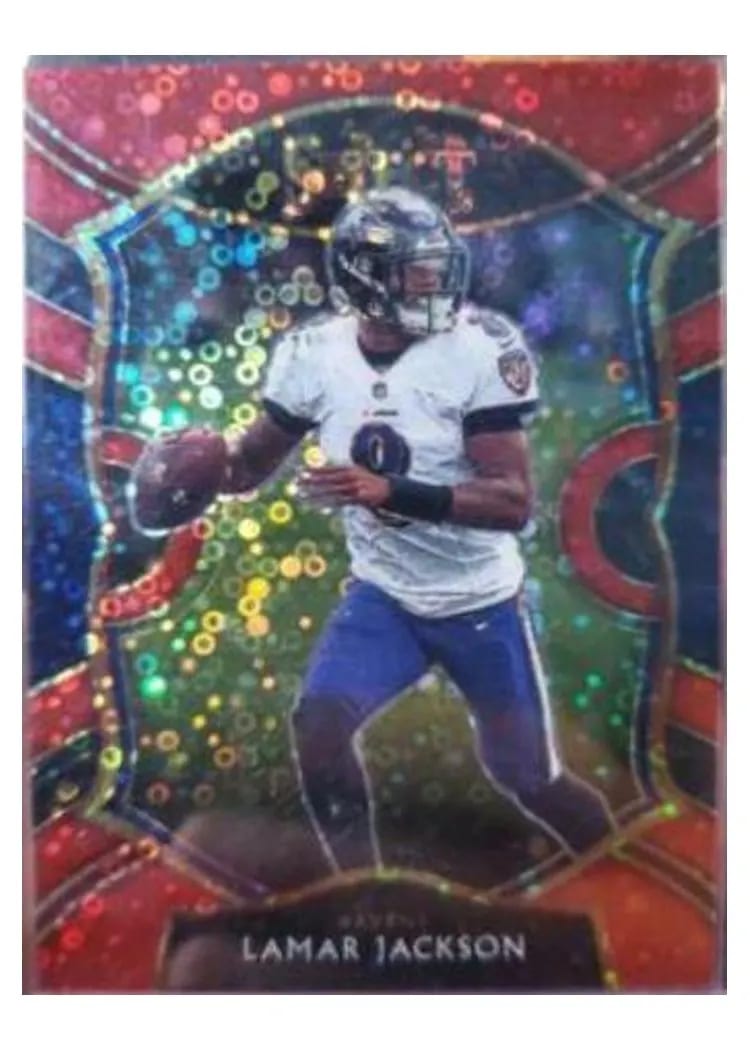 2020 Panini Select Base Set Lamar Jackson #3 card