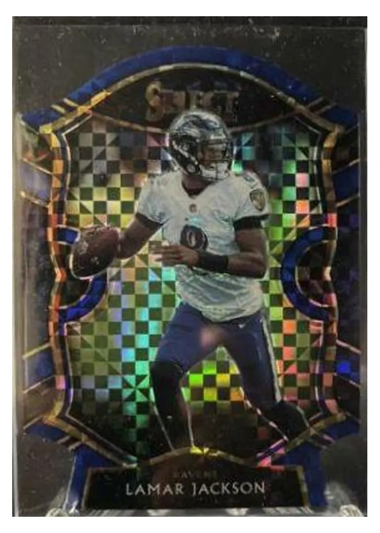 2020 Panini Select Base Set Lamar Jackson #3 card