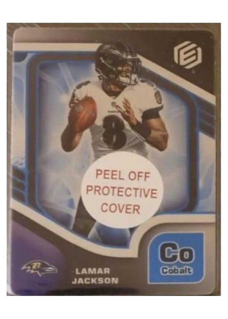2021 Panini Elements Lamar Jackson #2 card