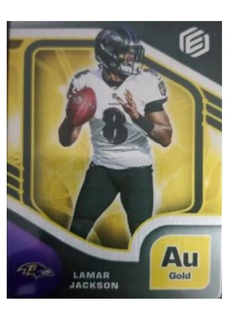 2021 Panini Elements Lamar Jackson #2 card