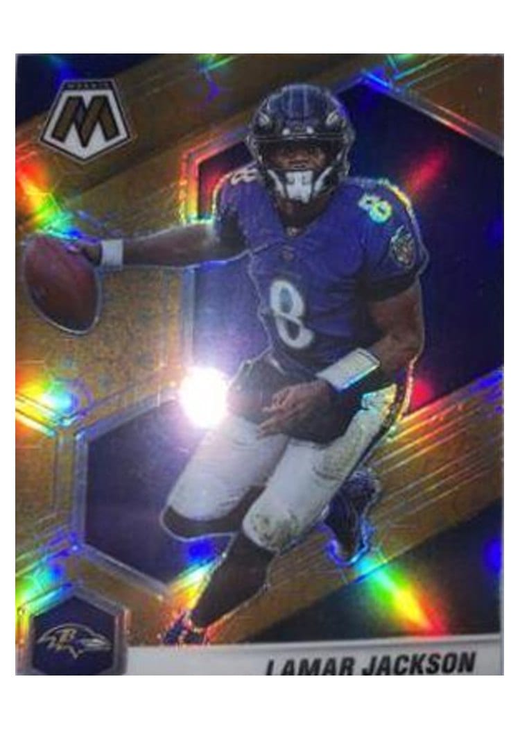 2021 Panini Mosaic Base Set Lamar Jackson #19 card