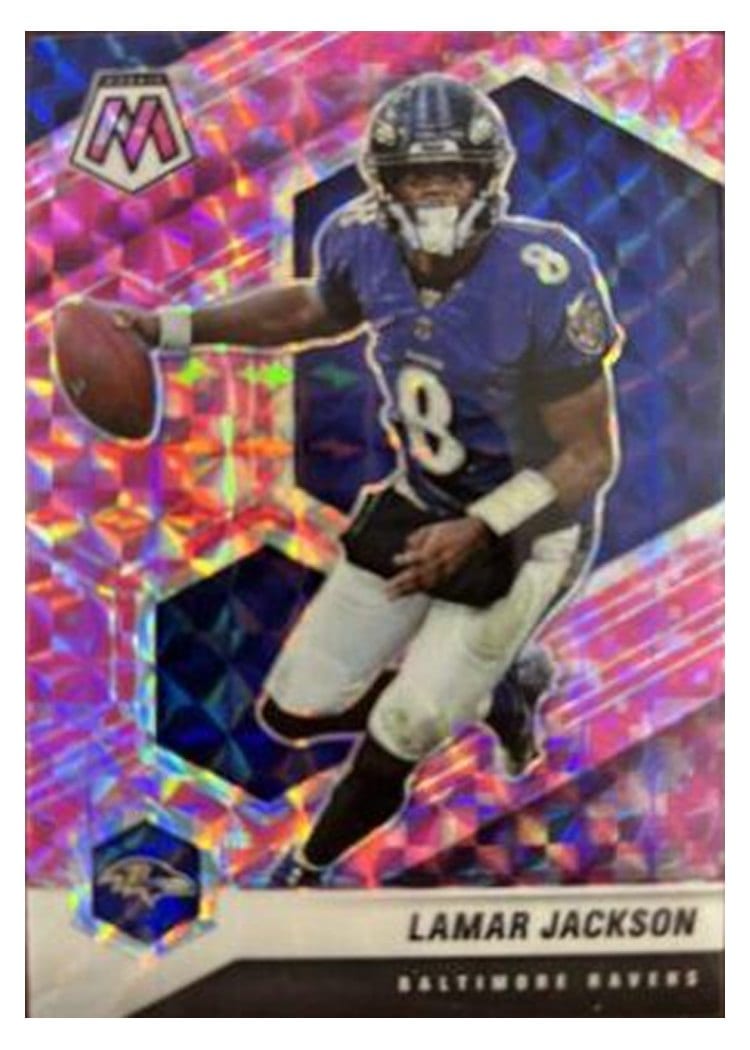 2021 Panini Mosaic Base Set Lamar Jackson #19 card