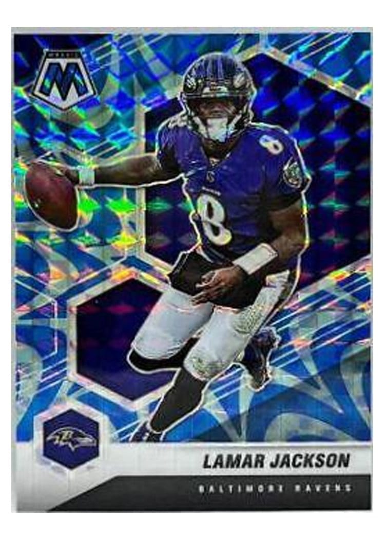 2021 Panini Mosaic Base Set Lamar Jackson #19 card