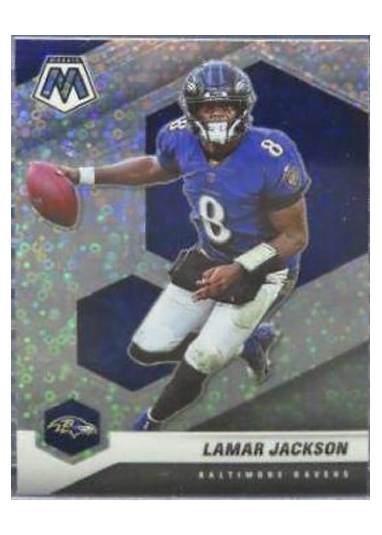 2021 Panini Mosaic Base Set Lamar Jackson #19 card