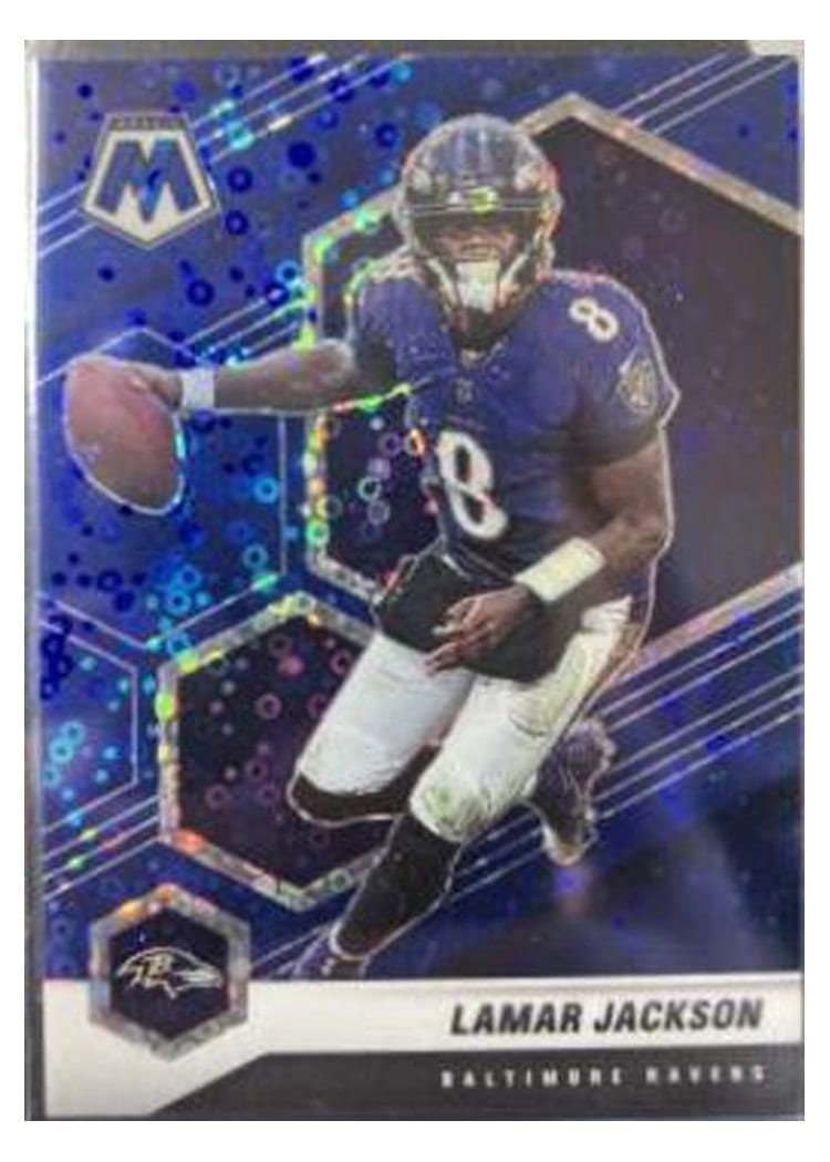 2021 Panini Mosaic Base Set Lamar Jackson #19 card