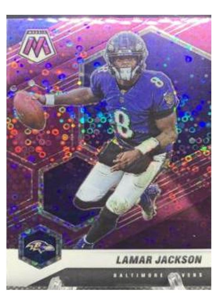 2021 Panini Mosaic Base Set Lamar Jackson #19 card