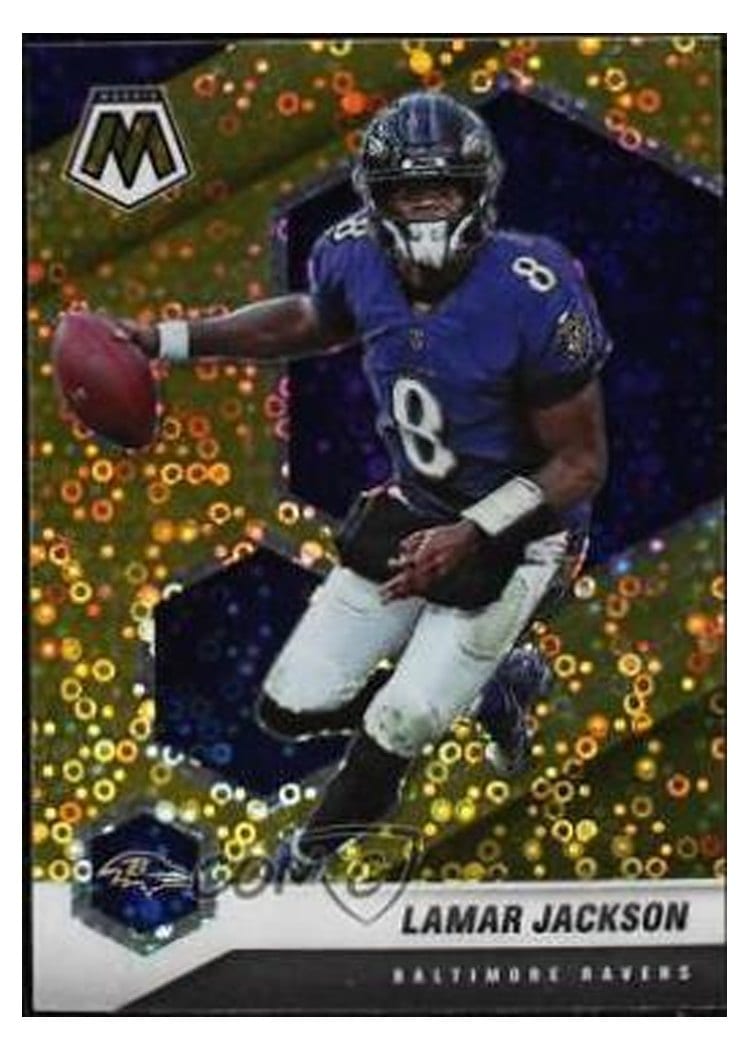 2021 Panini Mosaic Base Set Lamar Jackson #19 card