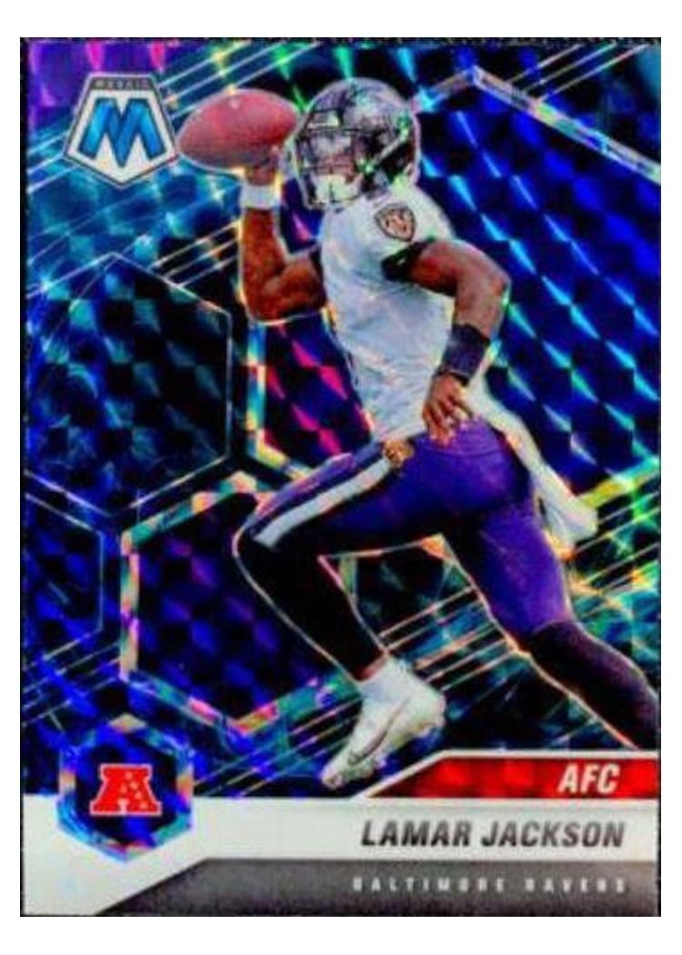 2021 Panini Mosaic Base Set Lamar Jackson #222 card