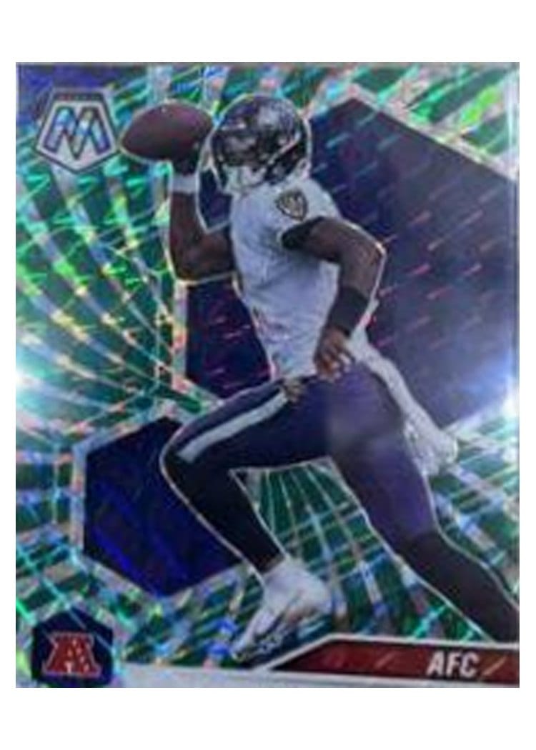 2021 Panini Mosaic Base Set Lamar Jackson #222 card