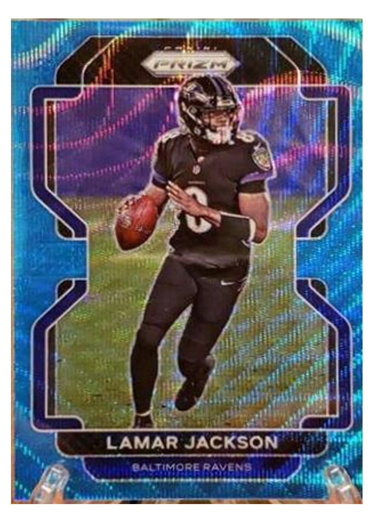 2021 Panini Prizm Base Set Lamar Jackson #282 card