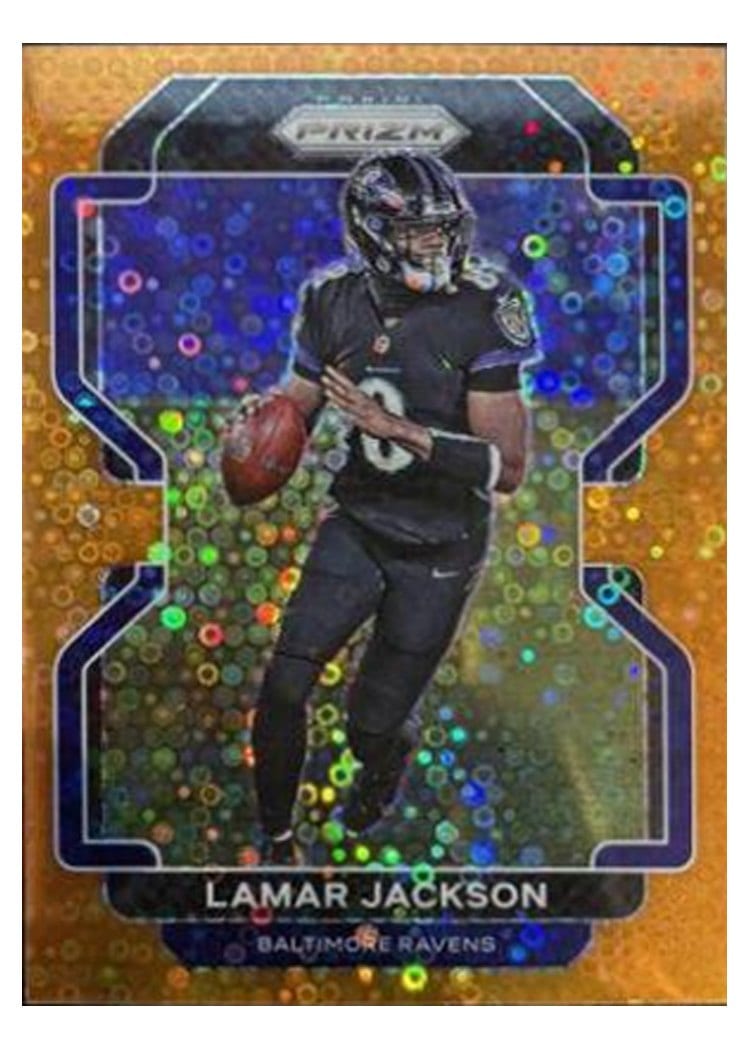 2021 Panini Prizm Base Set Lamar Jackson #282 card