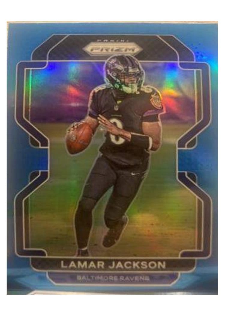 2021 Panini Prizm Base Set Lamar Jackson #282 card