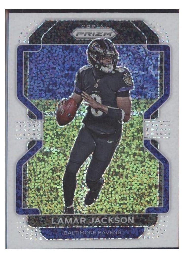 2021 Panini Prizm Base Set Lamar Jackson #282 card